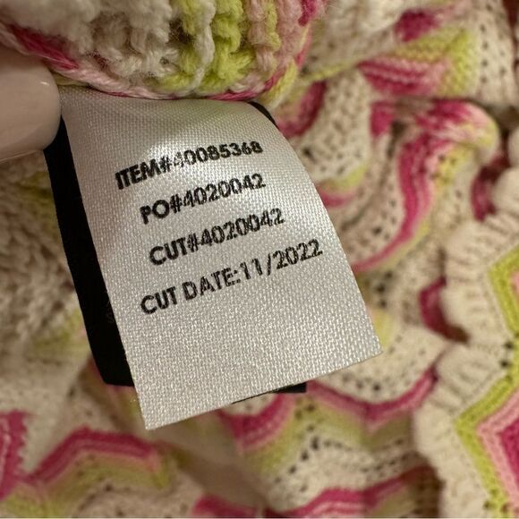 Torrid Pointelle Pullover Flutter Sleeve Sweater Size 0 (0X) - Picture 16 of 16